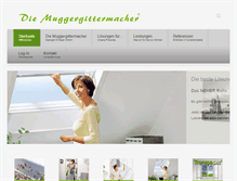 Tablet Screenshot of muggergittermacher.de
